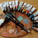 artist oil painting materials