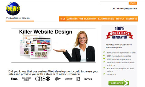web development website